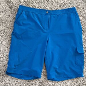 Chico's Vibrant Blue Bermuda Shorts